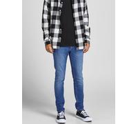 Jack & Jones Mens Skinny Fit Jeans Super Stretch Blue Denim Pants Trousers Liam