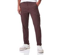 JACK & JONES Mens Slim Fit Cargo Trouser Utility Pockets Ankle Height Trousers for Men UK, Seal Brown Colour, Size- 30W / 32L