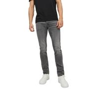 JACK & JONES Men's Slim Fit Jeans Cotton Super Stretch Grey Denim Pants 28W / 32L