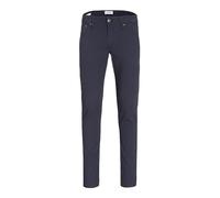 JACK & JONES Mens Slim Fit Jeans with 5-Pocket Design, Belt Loops Stylish Denim Pants for Men UK, Blazer Navy Colour, Size- 31W / 32L
