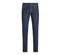 Jack & Jones Men's Slim Fit Jeans - Low Rise Button-Fly Blue Denim - 30W/34L