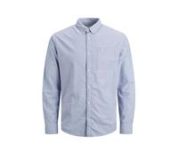 Jack & Jones Men's Slim Fit Shirt Long Sleeve Comfortable Cashmere Blue XXL | Size: 2XL jack & jones Blue 2XL