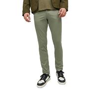 JACK & JONES Mens Slim Stretch Chino Trousers Lichen Green 32W / 32L