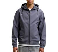 JACK & JONES Mens Softshell Hooded Jacket Plus Size Long