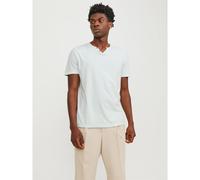 Jack & Jones Mens Split Neck T-shirt Regular Fit