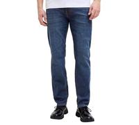 JACK & JONES Men's Stretch Jeans, Comfortable Jeans, Men's Regular Fit Trousers Made of Elastic Stonewashed Denim with Zip, Mid Rise Waistband and 5-Pocket Design, Ideal for Everyday and Leisure, Blue