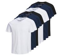 JACK&JONES Men's T-Shirt 10-Pack JJEORGANIC Basic Tee O-Neck Short Sleeve