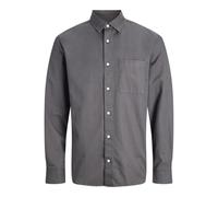 JACK & JONES Mens Tencel Long Sleeve Button Down Smart Casual Formal Shirt with Chest Pocket
