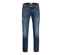 JACK & JONES Men's Tim Original Plus Size Slim Fit Jeans Pants 12161465 Blue Denim