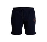 JACK & JONES Mens Track Shorts Original Sweat Short Mid Thigh Plus Size Half Pant UK, Blue Colour, 44 Waist