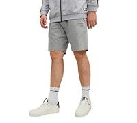 JACK & JONES Mens Track Shorts Original Sweat Short Mid Thigh Plus Size Half Pant UK, Grey Colour, 38 Waist
