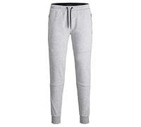 JACK & JONES Mens Will Air Sweat Pants - Light Grey Melange - XXL