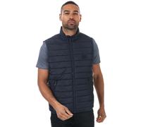 Jack & Jones Mens Wing Body Warmer Gilet in Navy - Size Small