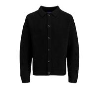 JACK & JONES Mens York Knit Cardigan Black L