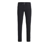 Jack & Jones Mens Mike Original Slim Fit Jeans in Black Cotton - Size 34 Regular