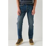 Jack & Jones Mike Original Tapered 552 Fit Jeans, Blue Denim, Size 30R, Men Blue Denim