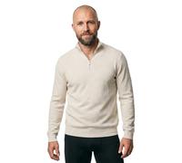 Zipped-neck sweater Jack & Jones Lamilano Blanc 2XL