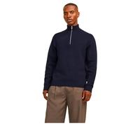 Zipped-neck sweater Jack & Jones Milano Bleu 2XL
