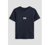 Jack & Jones Mini Younger Boys Breeze Back Print Short Sleeve T-Shirt, Black, Size 7 Years Black