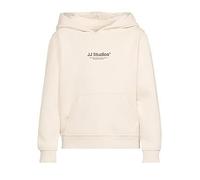 Jack & Jones Mini Younger Boys Soho Hoodie, Beige, Size 7 Years Beige