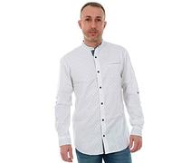 JACK & JONES New Mens Long Sleeve Shirt Smart Semi Casual Summer Shirt White