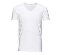Jack & Jones New Mens Vee Neck Slim Fit T-shirt Stretchy Plain Cotton Tee