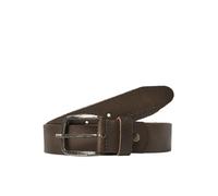 Jack & Jones NOS Men's Jacpaul Leather Belt Noos Belt, Grey (Castlerock Castlerock), 42 (Manufacturer size: 95)