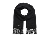 Jack & Jones NOS Men's Jacsolid Woven Scarf Noos Scarf, Black (Black Black), One size