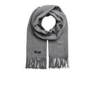 Jack & Jones NOS Men's Jacsolid Woven Scarf Noos Scarf, Grey (Grey Melange Melange), One size