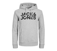 Jack & Jones Corp Logo Hoodie Grey M Men