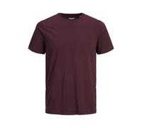 JACK & JONES NOS Men's Jjeorganic Basic Tee Ss O-Neck Noos T-Shirt Not Applicable, Red (Port Royale Detail: Slim), XX-Large