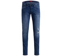 JACK & JONES NOS Men's Jjiglenn Jjfox Am 795 50sps STS Slim Jeans, Blue (Blue Denim Denim), W32/L32 (Manufacturer Size: 32)