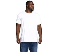 JACK & JONES Organic Plus Size T-Shirt - White - 5XL