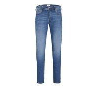 JACK & JONES Original Denim Jeans Medium Rise Slim Fit Cotton Made Jeans for Men - Blue