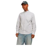 Jack & Jones Oxford Long Sleeve Shirt White XL Men