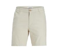 JACK & JONES Men's Jpstpalma DEK Jjlinen Shorts Chino, Moonbeam, S