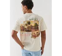 Jack & Jones Paradise Island Graphic T-Shirt, Antique White, Size 2Xl, Men Antique White