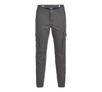 Jack and Jones Paul Flake Slim Stretch Cuffed Cargo Pants Junior - Grey grey 11 - 12 Years