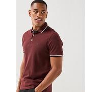 Jack & Jones Epaulos Short Sleeve Polo Brown S Men
