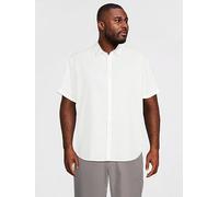 Jack & Jones Ebreeze Linen Blend 12294285 Short Sleeve Shirt White 6XL / Regular Men
