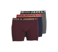 JACK & JONES PLUS Men's JACLICHFIELD Trunks NOOS 3 Pack PLS Boxer Shorts, Burgundy, 7XL