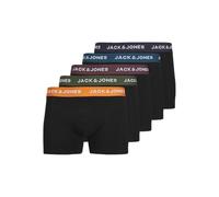 JACK&JONES PLUS Men's JACOLIVER Solid Trunks 5 Pack Box PLS Boxer Shorts, Black/Pack:Black-Black-Black-Black, XXL Große Größen (Pack of 5)