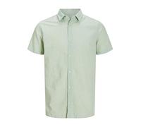 JACK&JONES PLUS Men's Jjebreeze Shirt Ss Sn Pls Short-Sleeved, Iceberg Green, 3XL