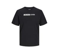 JACK&JONES PLUS Men's Jjecorp Logo Tee Play Ss O-n Noos Pls T-Shirt, Black/Print:Play 5, 4XL