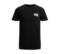 JACK&JONES PLUS Men's JJECORP Logo TEE SS O-Neck NOOS PS T-Shirt, White/Print:Large Print/Black, 5XL