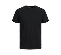 Jack & Jones Plus Men's JJEORGANIC Basic TEE SS O-Neck NOOS PS T-Shirt, Black/, EU6XL US4XL