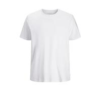 Jack & Jones Plus Men's JJEORGANIC Basic TEE SS O-Neck NOOS PS T-Shirt, White/, EU3XL US1XL
