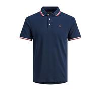 JACK&JONES PLUS Men's Jjepaulos Noos Polo shirt, Blazer Navy, 5XL UK (12143859)