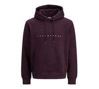 JACK & JONES Men's Jjestar Jj Sweat Hood Noos Pls Hoodie, Plum Perfect, 6XL