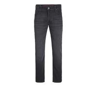 JACK&JONES PLUS Men's Jjimike Jjicon I.k. Sq 028 Pls Jeans, Black Denim, 40 W/32 L